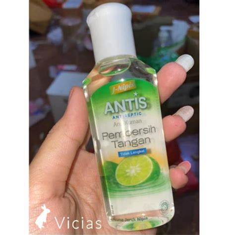 Jual ANTIS Hand Sanitizer Gel 60ml JERUK NIPIS Shopee Indonesia