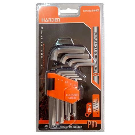 Chrome Vanadium Steel Hex Key Set Allen Key Box Latest Price