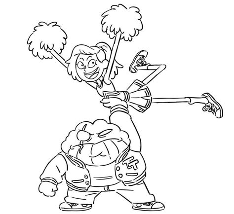 Leopold From Disney Amphibia Coloring Page Free Printable Coloring