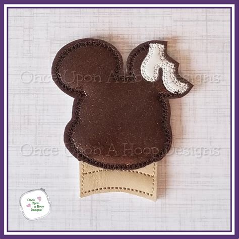 Mr Mouse Ice Cream Bar Mear Add On ITH Digital Machine Embroidery