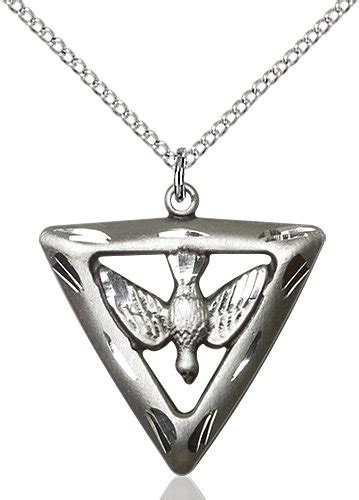 Triangle Holy Spirit Necklace Sterling Silver