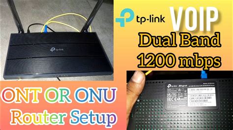 TP LINK XPON XC220 G3v AC1200 GIGABYTE VoIP ROUTER SETUP REVIEW