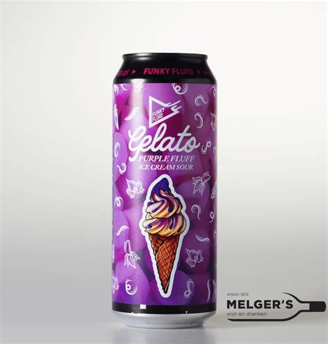 Funky Fluid Gelato Purple Fluff Ice Cream Sour 50cl Blik Melgers