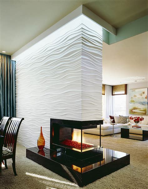 16 Unique Modern Fireplace Design Ideas