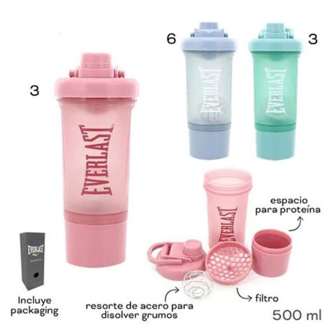 Botella Everlast Shaker Agua Tienda Podium