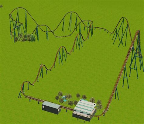 Goliath Roller Coaster - Track Layouts - ParkCrafters