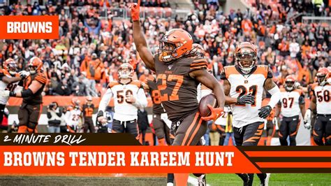 Cleveland Browns Place Second Round Tender On Kareem Hunt - NFLNews.co