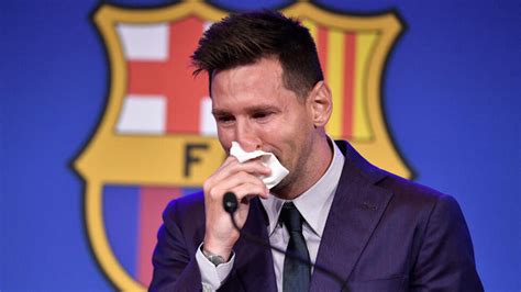 Entre Lágrimas Messi Se Despidió Del Barcelona Y De Una Ciudad Que Ha