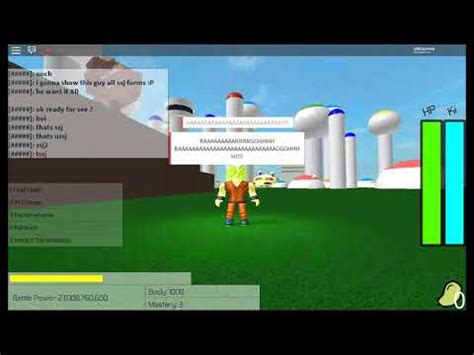 Roblox Dragon Ball Legendary Powers 2 All Saiyan Forms YouTube