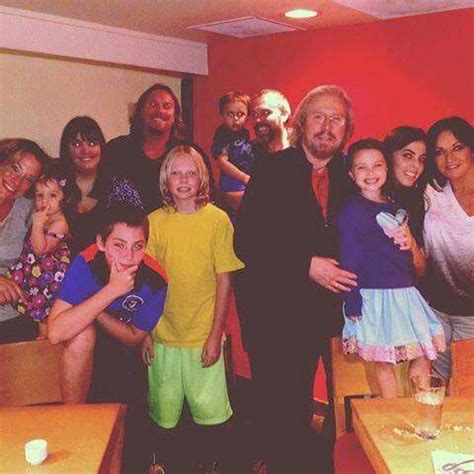 Barry and family/eo | Barry gibb children, Barry gibb, Bee gees