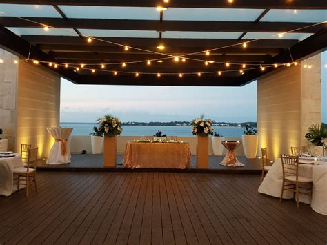 Sky Terrace Reception Royalton Negril Jamaica Wedding Destination