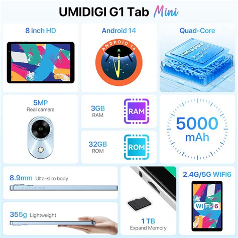 Snapklik Umidigi G Tab Mini Android New Tablet