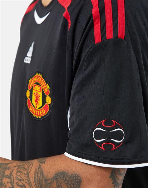 Adidas Adult Manchester United Teamgeist Jersey Black Life Style Sports Eu