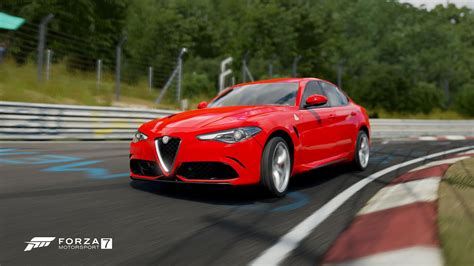 Alfa Romeo Giulia Quadrifoglio 2017 around the Nürburgring