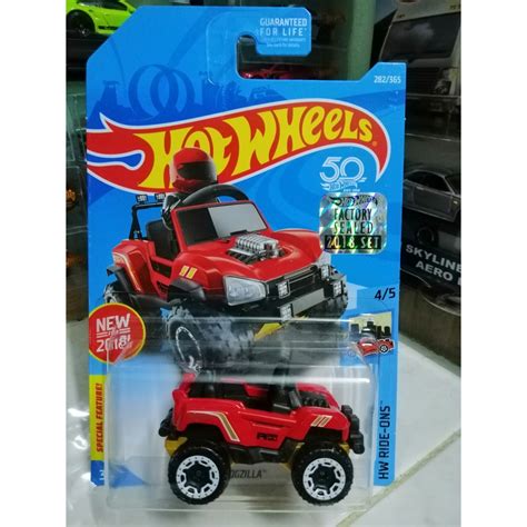 Hot Wheels Factory Sealed 2018 282 365 Hw Ride Ons Bogzilla Shopee Malaysia