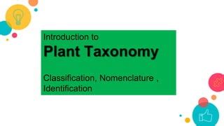 Taxonomy Of The Plant Herbarium Ppt Ppt