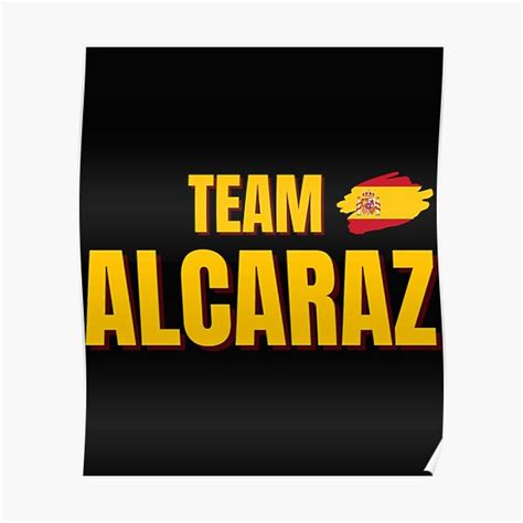 Carlos Alcaraz Alcaraz Team Alcaraz Premium Matte Vertical Poster