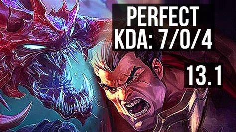 CHO GATH Vs DARIUS TOP 7 0 4 400 Games Godlike EUW Diamond