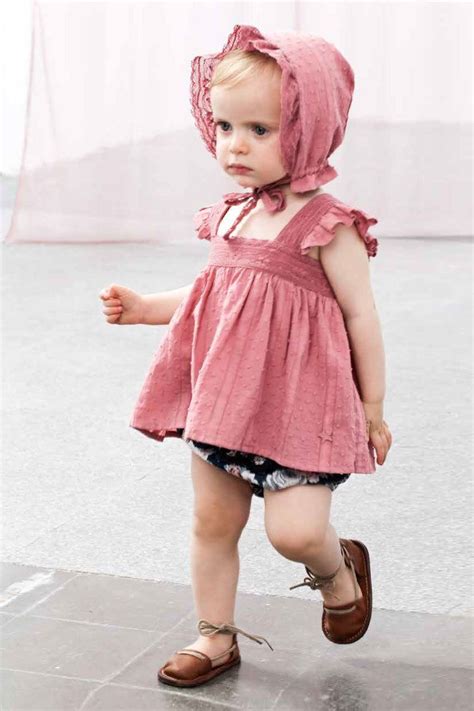 A Piece Baby Girls Set By Tocoto Vintage Includes A Pink Top With