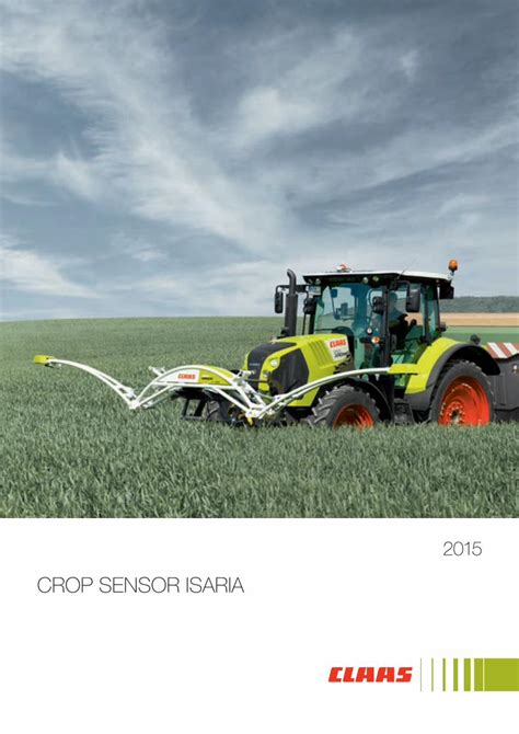 Pdf Crop Sensor Isaria Claas De Verf Gung Es Ist Ein Optionales