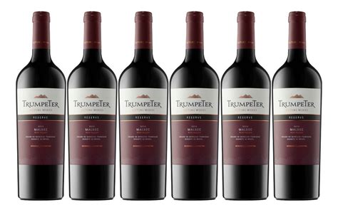 Vino Trumpeter Reserva Malbec Rutini Tinto 750cc X 6un DON HONORATO