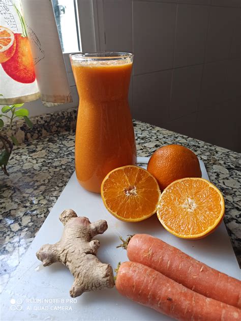 Zumo Detox Naranja Jengibre Y Zanahorias Thermomix® Badajoz Bebidas Blog De Maria Olivares