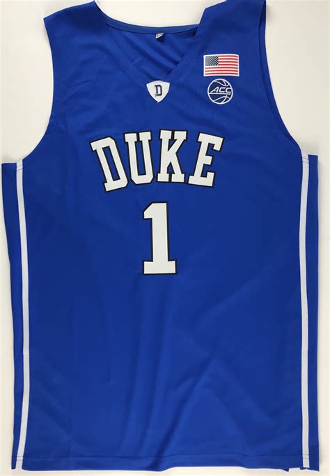 Lot Detail Zion Williamson Ultra Rare Signed Duke Blue Devils Jersey