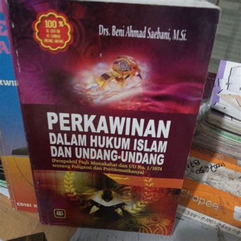 Jual Buku Perkawinan Dalam Hukum Islam Dan Undang Undang Shopee Indonesia