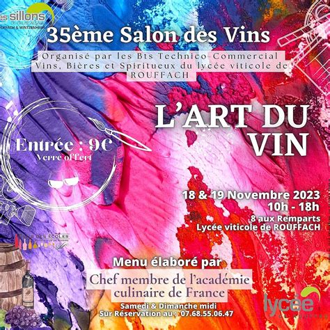 35e édition du Salon des Vins des étudiants du BTS Technico Commercial