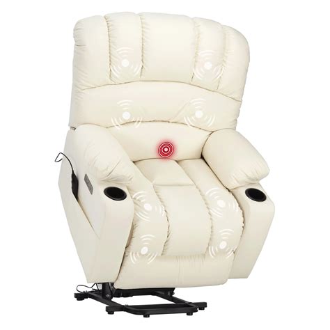 Duraspace Power Lift Chair With Vibration Massage And Heat Ergonomic Lounge Recliner Chair For