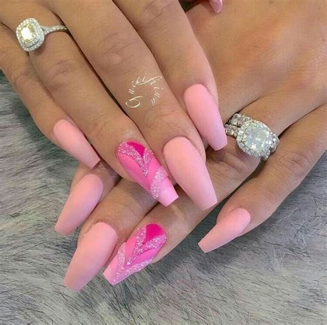 Pinterest IIIannaIII Pink Acrylic Nails Pink Nail Art Designs Pink