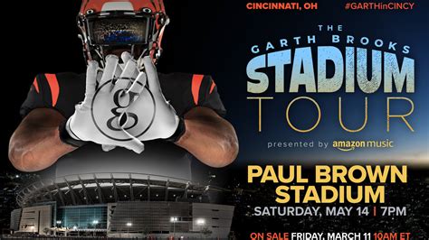 Paul Brown Stadium To Host Garth Brooks Concert On May 14