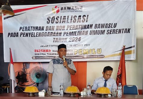 Samakan Persepsi Bawaslu Parimo Gelar Sosialisasi Peraturan Dan Non