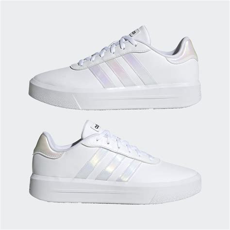 Adidas Court Platform Shoes White Adidas Uae