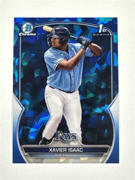 2023 BOWMAN CHROME Saphir Xavier Isaac 1er Bowman BCP 145 EUR 18 72