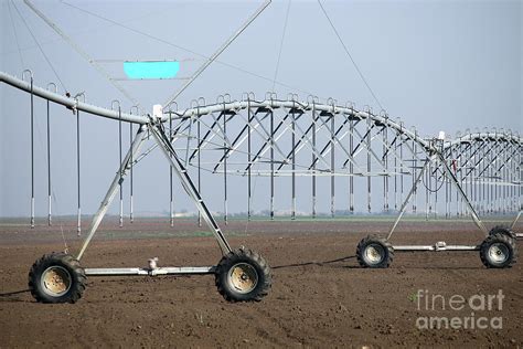 Center Pivot Sprinkler System On Field Agriculture Photograph By Goce Risteski