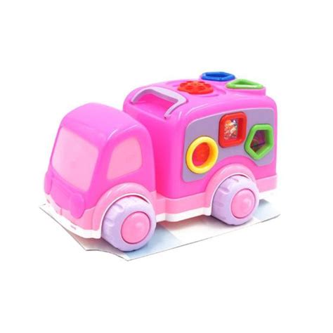 Caminh Ozinho Did Tico Rosa Baby Super Toys Brinquedos Educativos