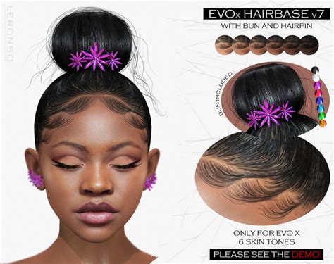 Second Life Marketplace [leronso] Hairbase V7 For Lelutka Evo X