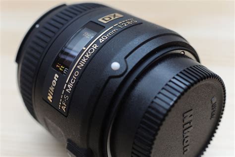 ニコンAF S DX Micro NIKKOR 40mm f 2 8G レンズレビュー外観チェックに大きさ比較 レビューその1