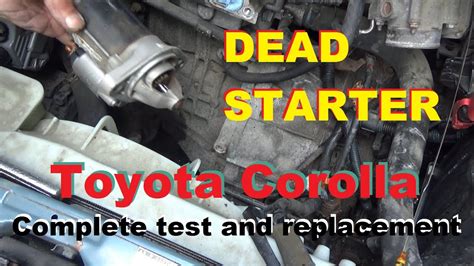 Toyota Corolla No Crank No Start Starter Replacement Near Real