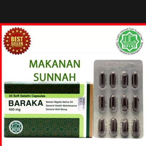 Habbatus Sauda Baraka 24 Soft Gel MMakanan Sunnah Exp 10 24 Shopee