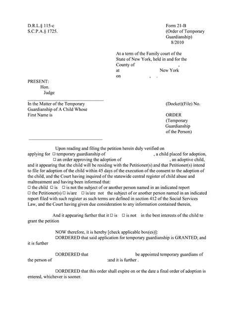 Fillable Online Courts State Ny D R L C Form B S C Fill Out