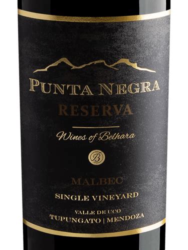 Belhara Punta Negra Single Vineyard Reserva Malbec Vivino Us