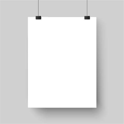 Premium Vector Blank White Poster Template Affiche Paper Sheet