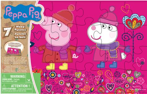 Peppa Pig 7 Pack Wood Jigsaw Puzzles Toys R Us Canada