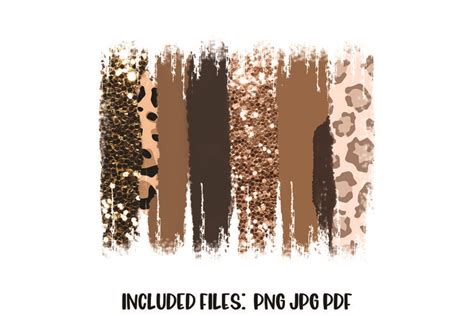 Melanin Themed Brush Stroke Sublimation Background