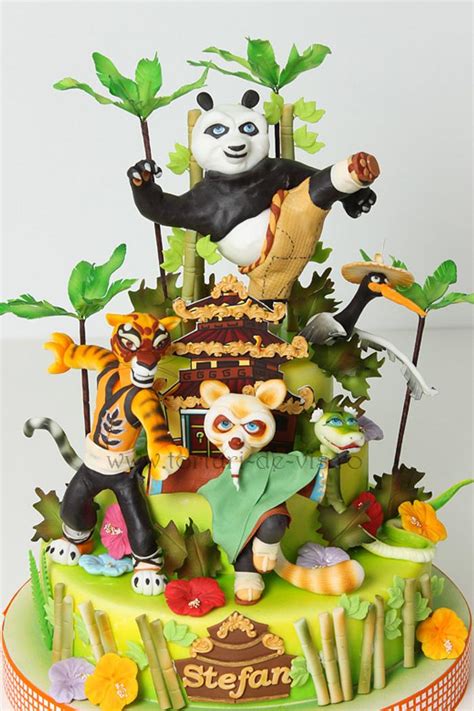 Kung Fu Panda Decorated Cake By Viorica Dinu Cakesdecor