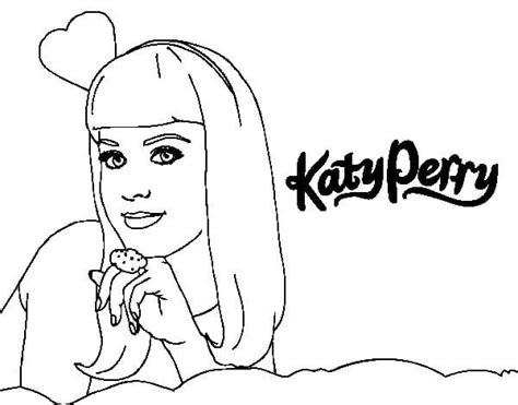 Katy Perry Coloring Book Printable And Online