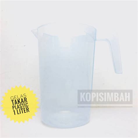 Promo Gelas Takar Plastik Liter Meassuring Plastic Glass Ukur Takaran