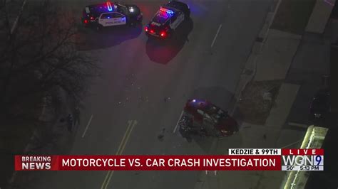 Motorcyclist Critical After Collision With Car In Evergreen Park Youtube